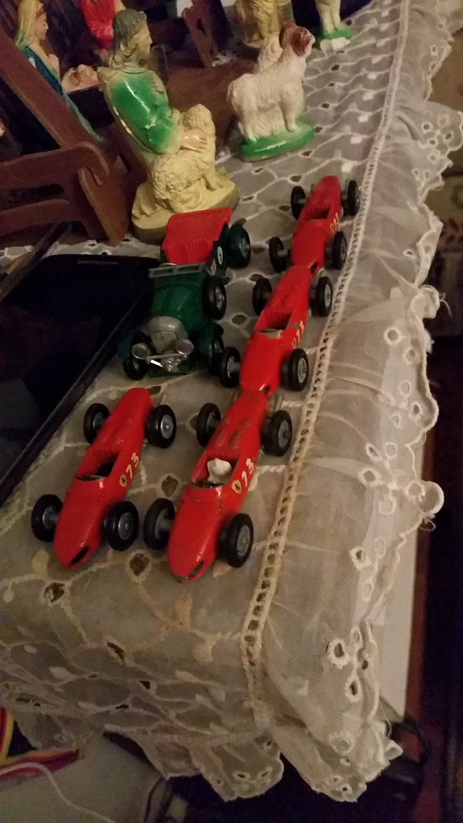 My Christmas gifts; 4 Ferrari's and 1 supercharged Bentley. Another Ferrari is bought but arriving late. I see many exciting racing days ahead with my grandchildren.