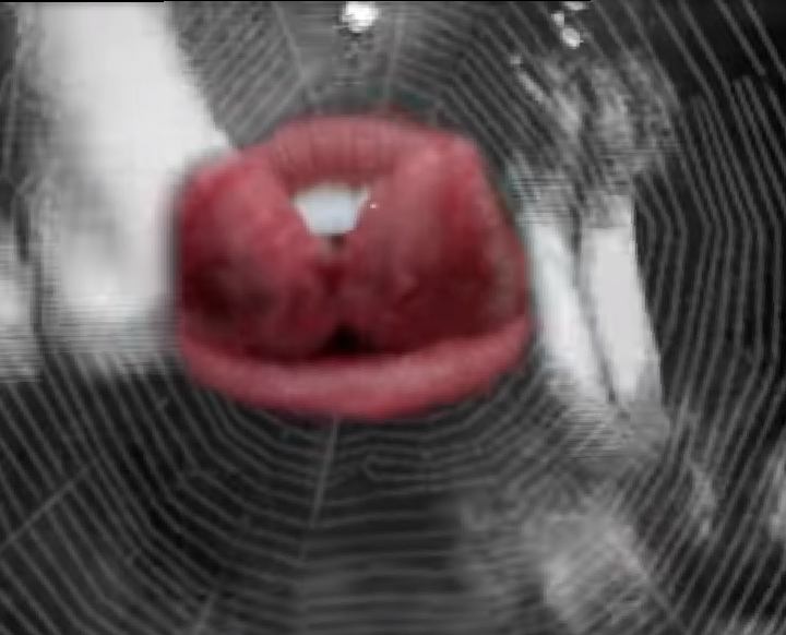 Photos of blood. The occult theme is prevalent in pop culture content.