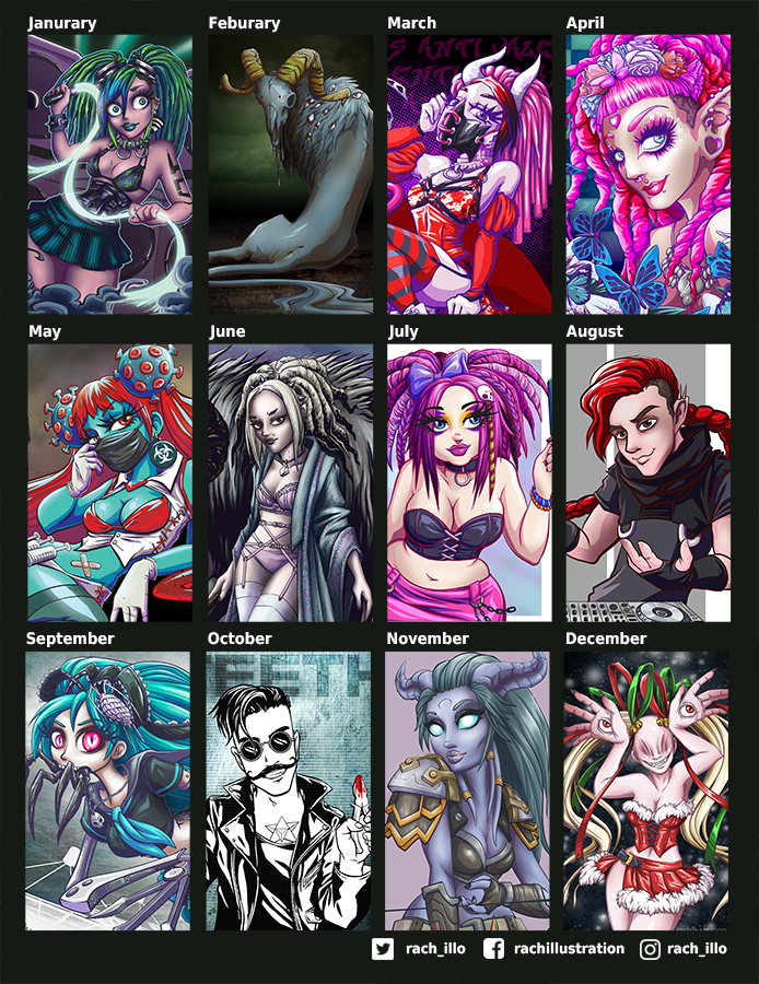 2020 art wrapped up. Maybe one day I'll flip a face. lol

#2020ArtistWrapped #2020artsummary