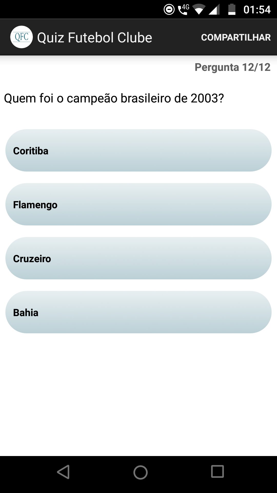 QUIZ DE FUTEBOL
