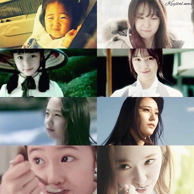 since my bias is krystal, let me start from her. krystal jung. birth name: chrystal soo jung. korean name: jung soojung. currently active as actress jung soojung.born in san fransisco, october 24 1994. the younger sister of jessica jung who was an snsd member.