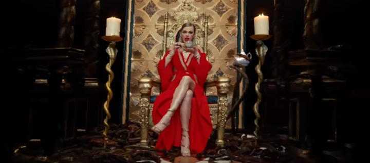 And don't forget about the tributes of spiders and snakes. These are music video shots. Nothing more or less.