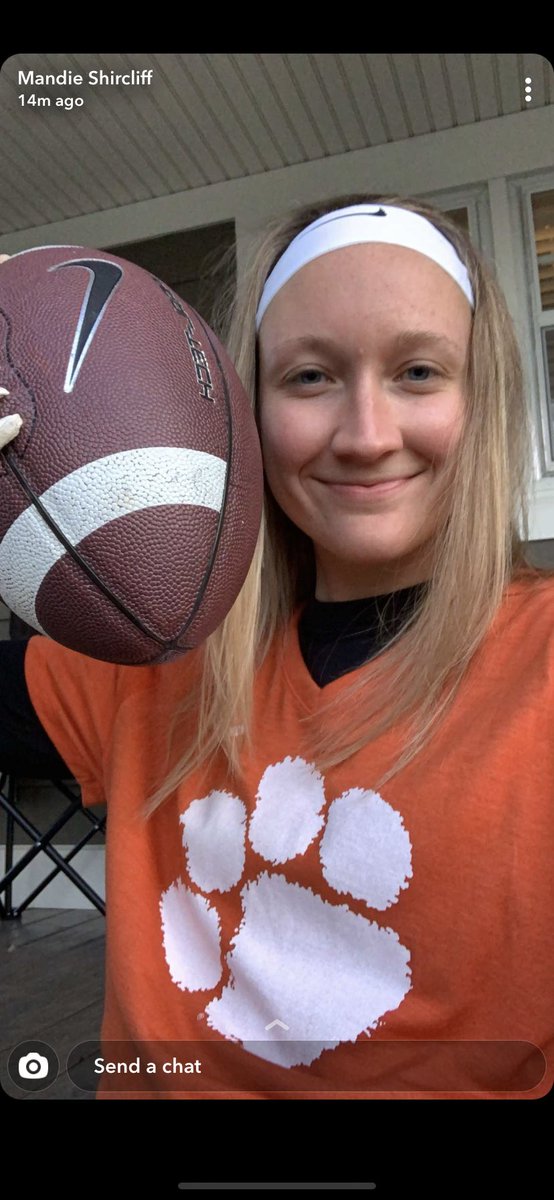 molzmayer's tweet photo. Good luck on the field tonight!!! #16 ⁦@Trevorlawrencee⁩ https://t.co/3uwqHtVLRX
