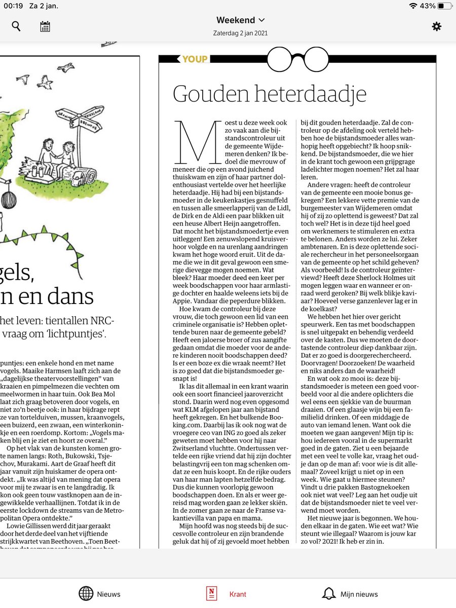 youpvanthek's tweet image. .@nrc Gouden heterdaadjeszaterdag