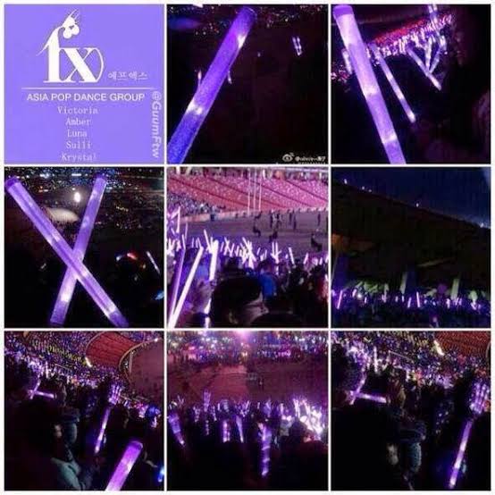 f(x) official color is pearl light periwinkle. we have been using this color since their debut in 2009. maybe some of you would think "it's just a color" but as a fandom who only got official fandom name and concert 7 YEARS after debut, this color is really important to us 
