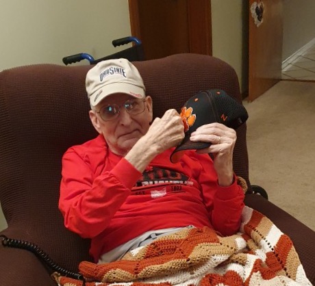 dmzdcb's tweet image. Dedicated 88 yo Buckeye fan...Merle my Sister's FIL. Sweetest man ever.