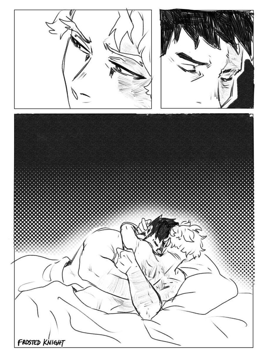 frosted_knight's tweet photo. Day 5 - Guilt 
#HoEnWeek #endhawks 

🥺 https://t.co/wY4JS35Uuz