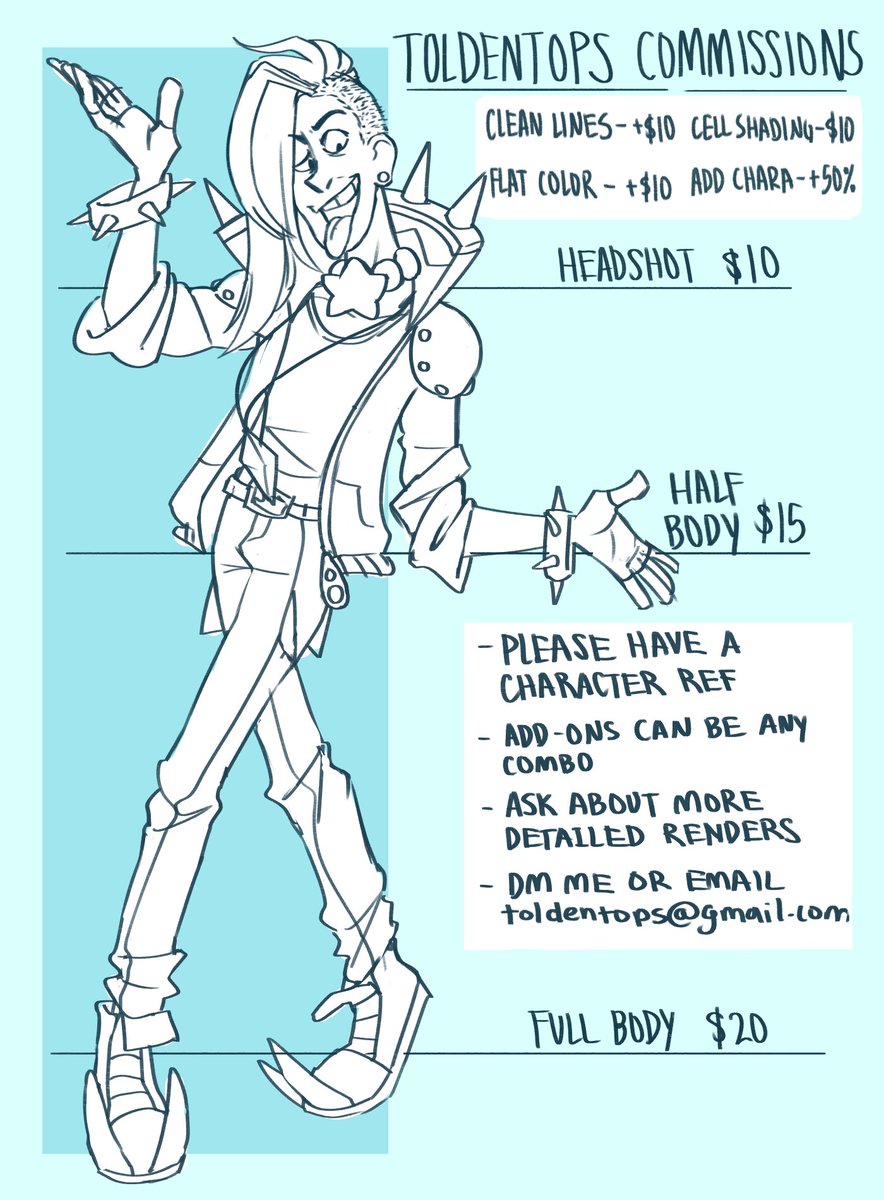 New commission sheet for 2021 with updated info! More details in the thread below! (1/7)
#commissions #commissionsheet 