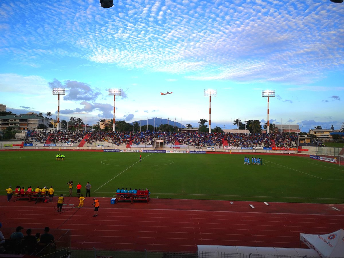 FootyStadion's tweet photo. Stade Numa-Daly is the home of AS Magenta of New Caledonia, as well as the New Caledonia National Team. Magenta are 11 time champions and 16 times the cup winner. The New Caledonia Cup winner is eligible to participate in the Coupe De France, the French national cup tournament. https://t.co/vZOGKNIySU