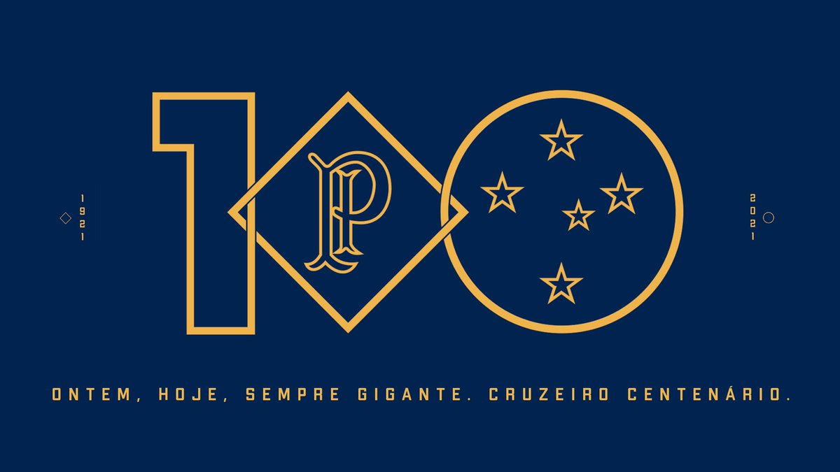 #CruzeiroCentenario 
▓▓▓▓▓▓▓▓▓▓▓▓▓▓▓ 99%