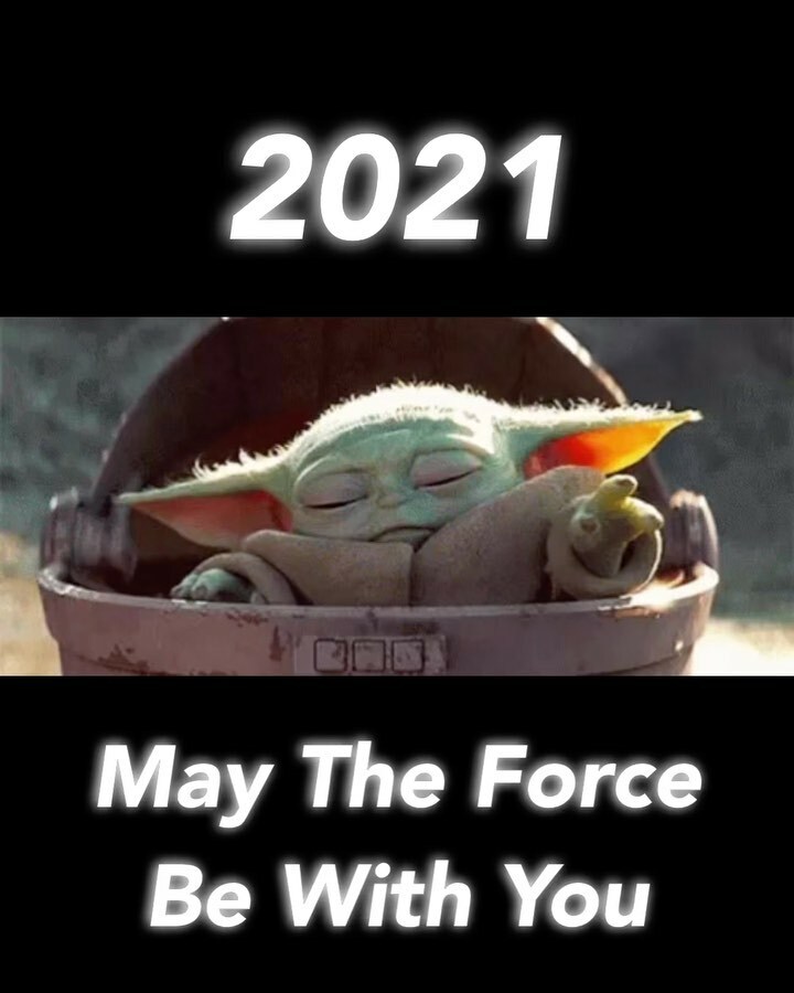 Happy New Year 2022 Baby Yoda
