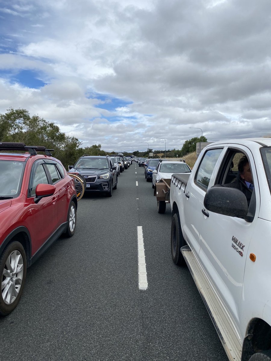 Canberra has never seemed so popular! #borderclosure #federalhighway