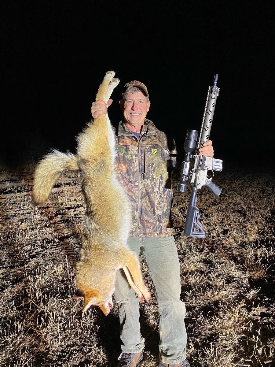 FredEichler's tweet image. Used my Rock River topped with a thermal scope to drop this coyote. Right before calving season.... perfect. ⁣
⁣
#everythingeichler #fulldrawoutfitters #predatorcontrol #rockriverarms  #hornadyammo #leupoldoptics #leupoldcore #rockriverarms #boghunt