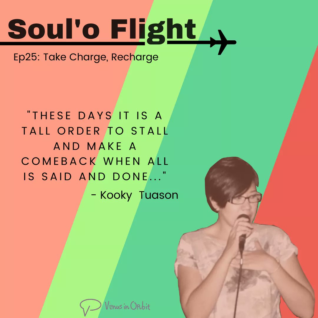 kookytuason's tweet photo. Soul'O Flight
Hosted by Kooky Tuason
Episode 25: Take Charge, Recharge
Only on Venus in Orbit. Now streaming! π
https://t.co/9RosvxVfzA
Special thanks to Astrid CastaΓ±eda for Camotes Island
#venusinorbit #podcast #kookytuason
Poster design @LRBasyang https://t.co/uwZl3BOYXK