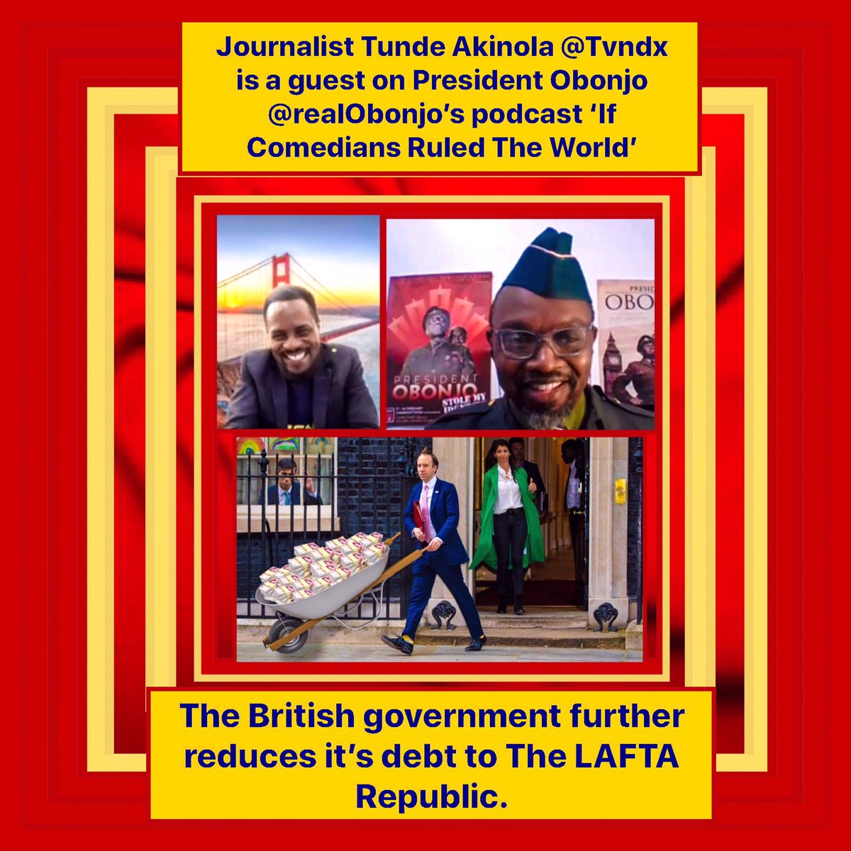 sanshui596's tweet photo. Journalist #TundeAkinola #Tvndx  is a guest on #PresidentObonjo #realObonjo’s #podcast ‘If Comedians Ruled The World’

#bronx #manhattan #statensland #queens #brooklyn #washingtondc #washingtonstate #harlem #california #losangeles #sanfrancisco #newyork

https://t.co/nVmHjNF0cy https://t.co/GAVysjpQnO