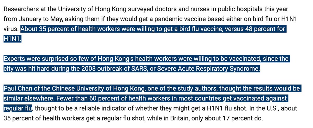 The healthcare worker resistance was entirely predictable. The fact that it has been glossed over has itself been a major red flag. Lots of grand plans detached from reality, if they were ever aiming at reality. From 2009: