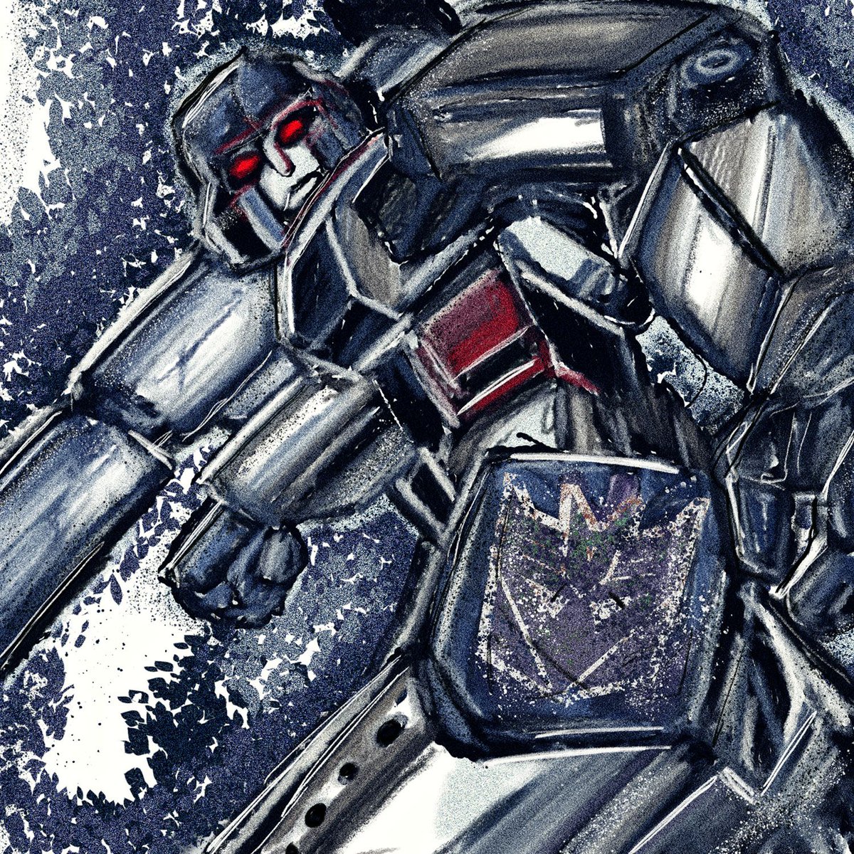 StephenRBerg's tweet photo. "All Hail Megatron". G1 Megatron painted with Adobe Fresco.
#transformers #megatron #coderart #adobe #fresco https://t.co/GeVSw1mxvh