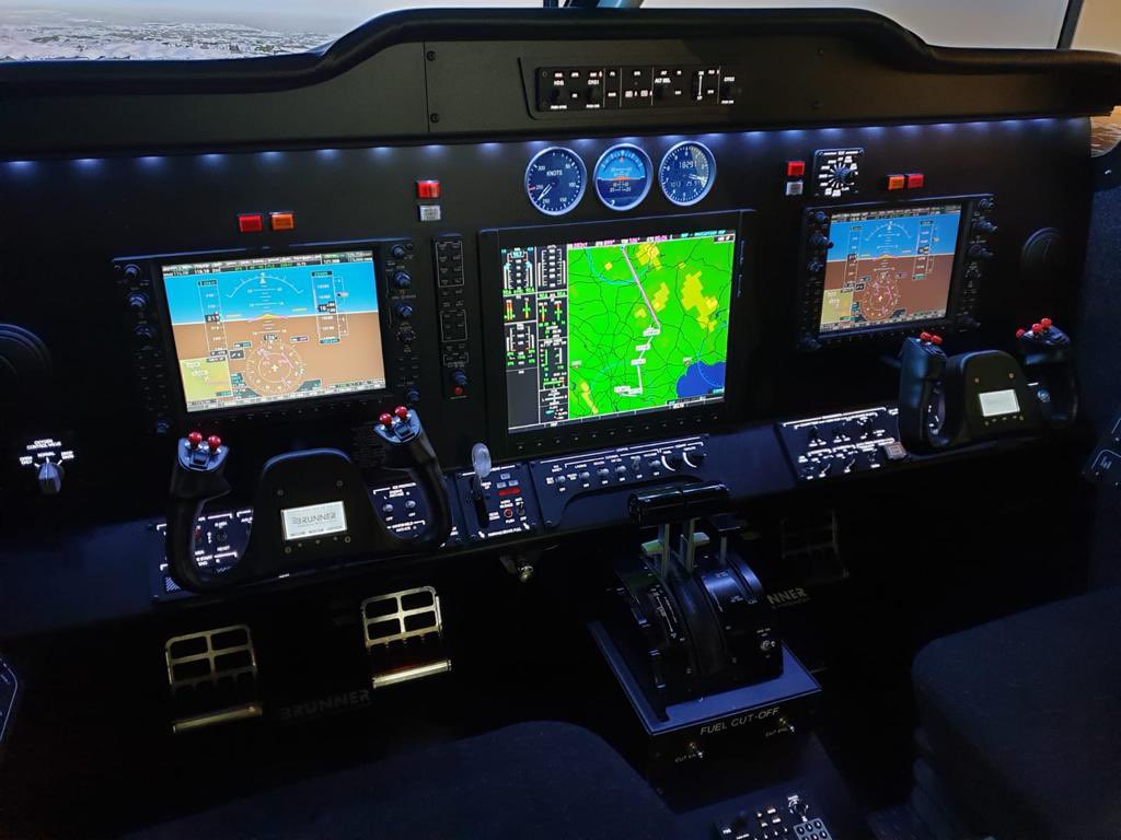 FSimulators's tweet image. Another completed installation. Citation Mustang with the smallest footprint. Achieved by using 4TVs for visual