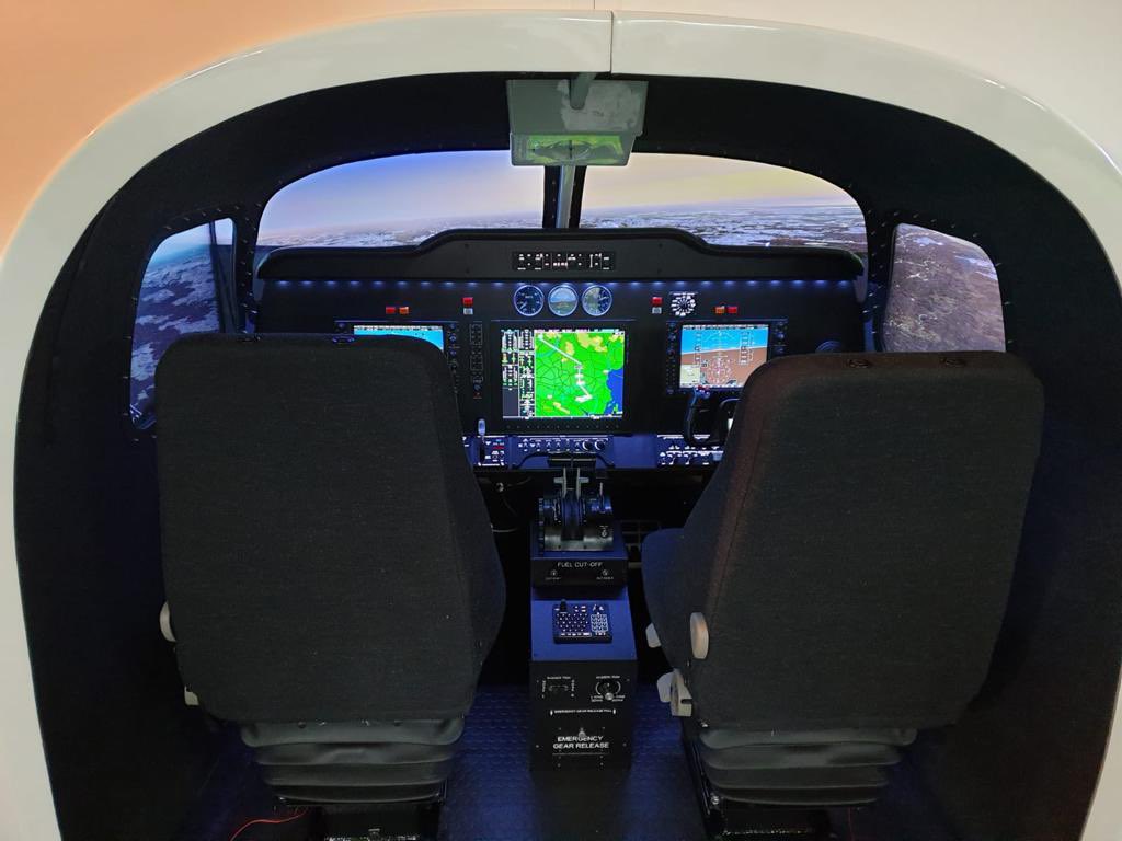 FSimulators's tweet image. Another completed installation. Citation Mustang with the smallest footprint. Achieved by using 4TVs for visual
