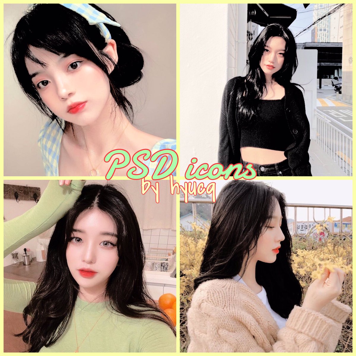 hyucq's tweet image. ️️
️️ Pretty Girls with PSD Filter
️️ ️️can be used as icons,
️️ ️️ ️️ ️️a thread.
️️