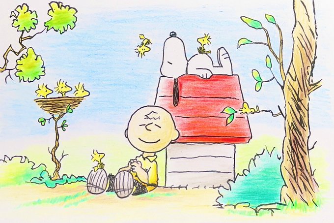 スヌーピー 高画質 のtwitterイラスト検索結果 古い順