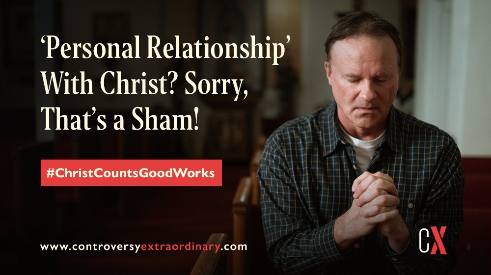 MrControversyX's tweet image. A personal relationship with Jesus Christ is not only problematic. It’s a sham. 

Learn why in this blog: bit.ly/ChristCountsGo…

#ChristCountsGoodWorks