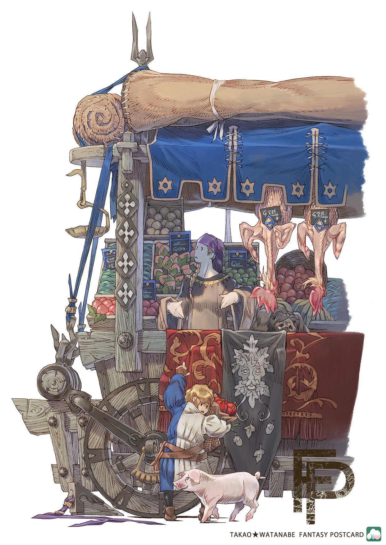 渡辺孝夫 ファンタジー荷車 なイラスト T Co Zx2ltdxxgf Twitter