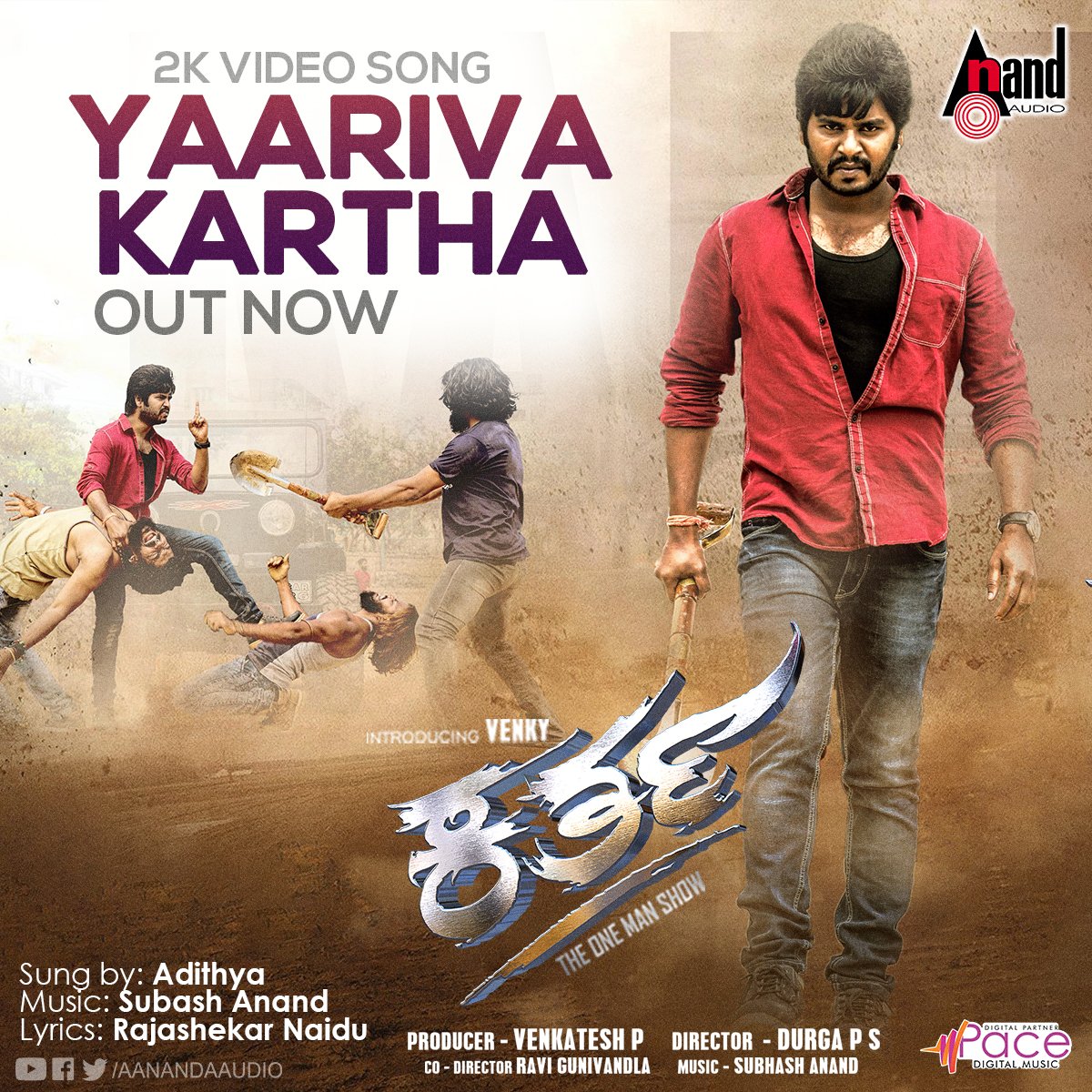 aanandaaudio's tweet photo. Here Is The #YaarivaKartha 2K Video Song From The Movie #Kartha Out Now On @AnandAudio 🎼 🎼
Watch Now ▶ https://t.co/iwAfNsuoda ◀
Star cast #Adithya #Venky #DeepthiManne #SaraiAnnaih
Sung by #Adithya
Directed by #DurgaPS
Music by #SubashAnand
Produced by #VenkateshP https://t.co/QDZdrZiOfi