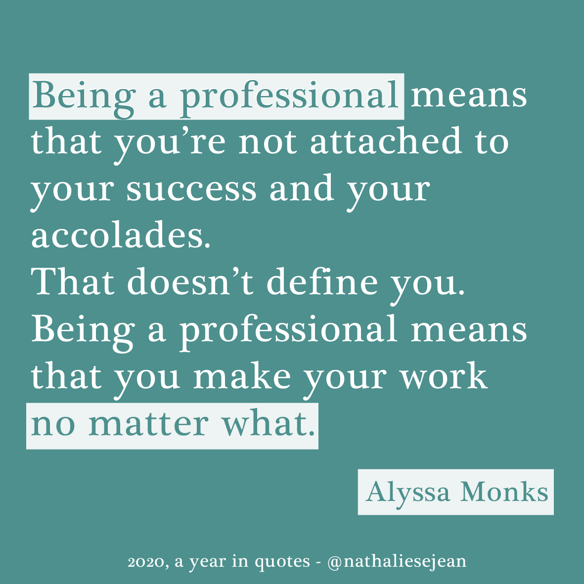 A Year in Quotes: going through my 2020 notebooks, 9 quotes popped out that still resonated and felt powerful &amp; inspiring: 
mentorless.com/2021/01/02/a-y…