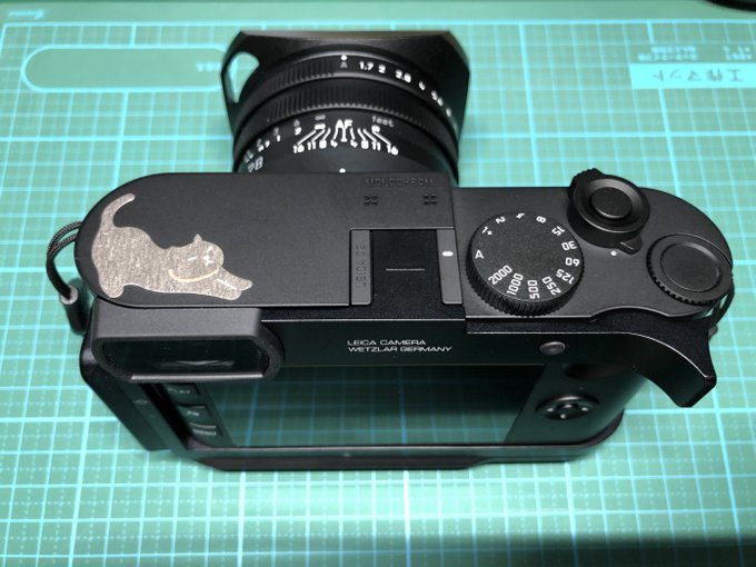 ☆ Leica ライカ Q2用純正サムレスト ブラック 19543