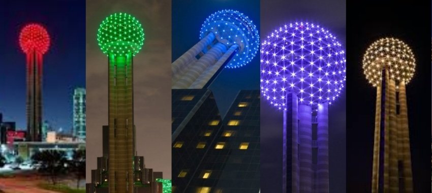 Paula The Reunion Tower In Arashi Colors