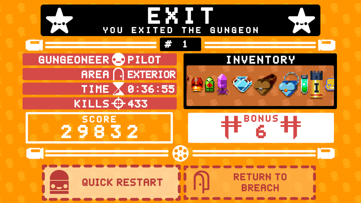 NeosForme's tweet image. I bought #ExitTheGungeon to record for the first video of the year and managed to beat it on camera on my first try! Follow that feeling up immediately with the audio recording having stopped six minutes into the video, so nobody will ever see it... I thought 2020 was over! D: