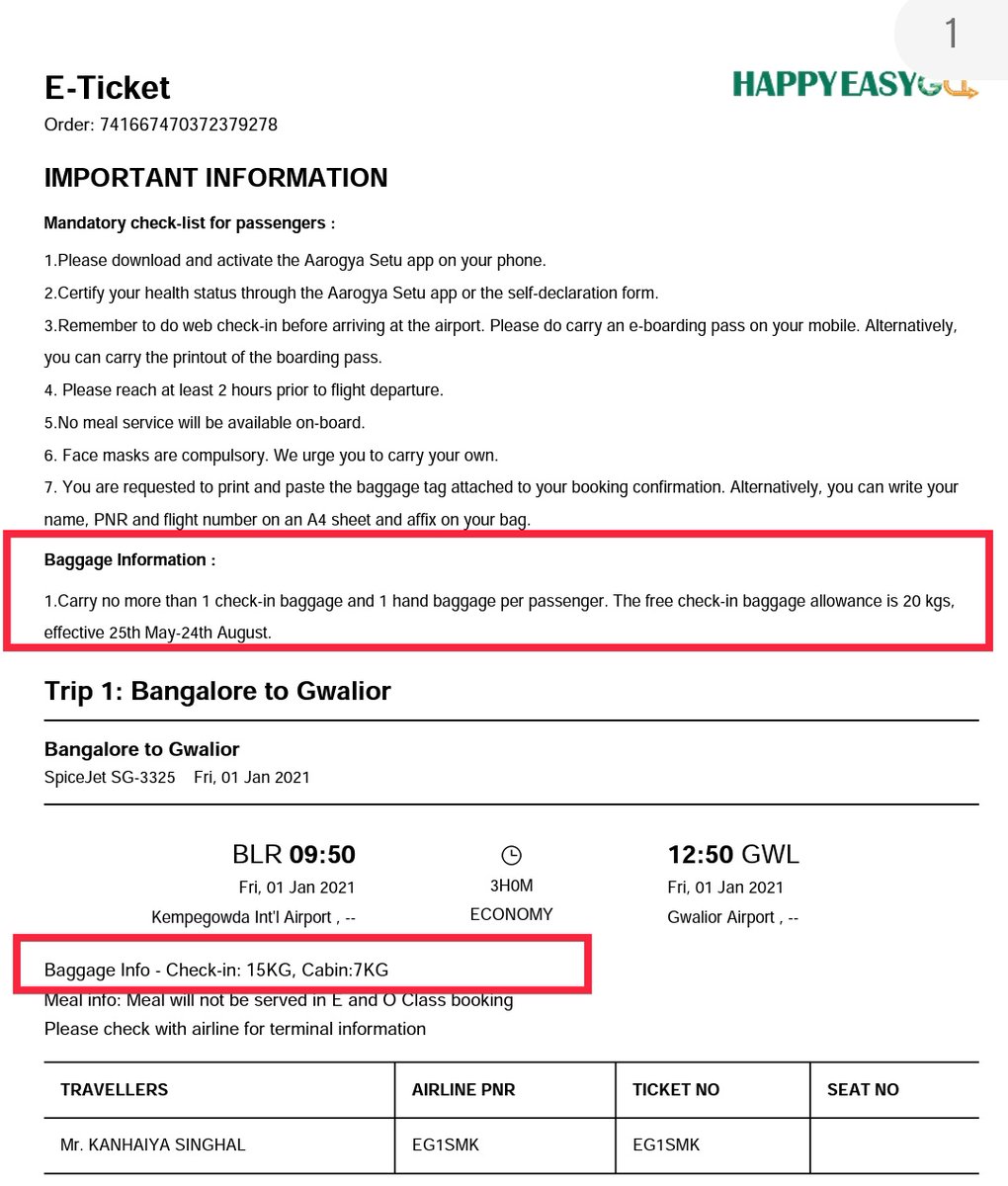 aglprateek's tweet photo. @happyeasygo @flyspicejet Dear Team, Its very confusing if you put two norms on the ticket / dates without years. Please don't let minors suffer due to it. My brother just had a worst beginning to 2021 due to it. Kindly look into the matter. https://t.co/Ne7tgPbCnD