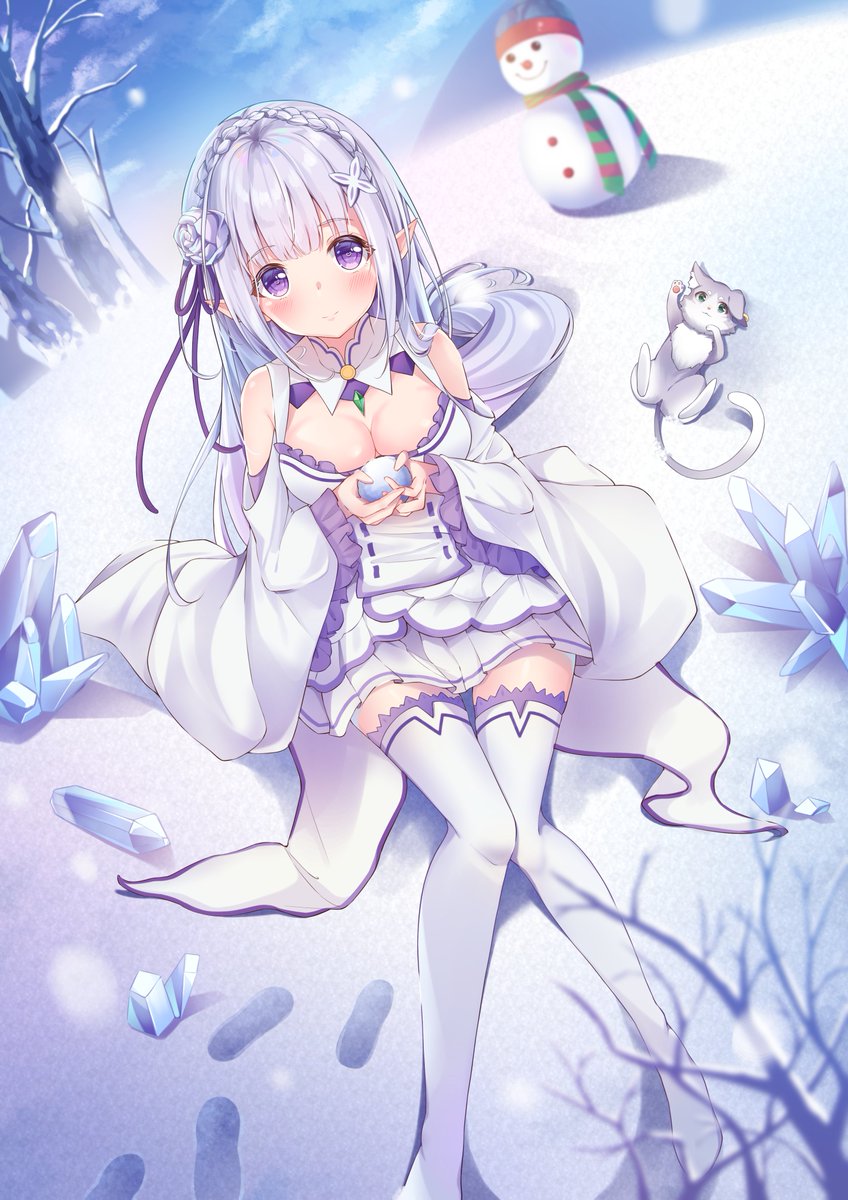 エミリア Reゼロから始める異世界生活 リゼロ エミリア なゆゆゆゆうのイラスト エミリア Reゼロから始める異世界生活 リゼロ エミリア なゆゆゆゆうのイラスト