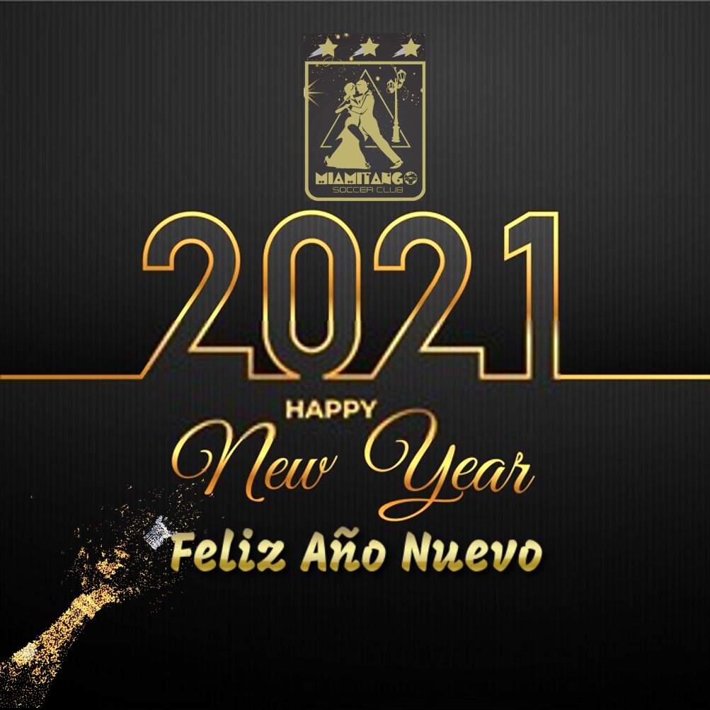 MiamiTangoTV's tweet photo. HAPPY NEW YEAR 2021!!!
FELIZ AÑO NUEVO!!!
FROM
MIAMI TANGO SOCCER CLUB
MIAMITANGO TV https://t.co/xWMvCOzzKM