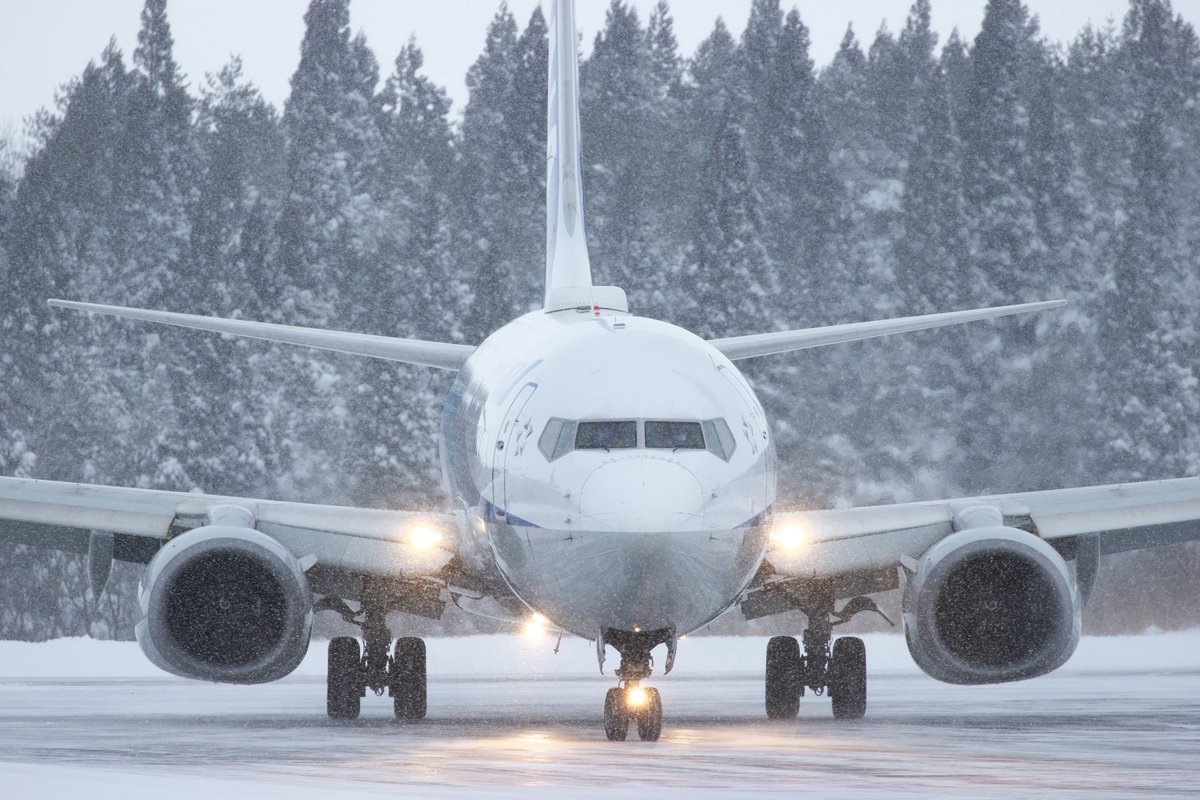 綿矢 On Twitter 2021 1 2 秋田空港 Axt Rjsk 全日空 Nh Ana Boeing 737 881 Ja69an 羽田秋田線2021年の初便 前日 全て欠航の為