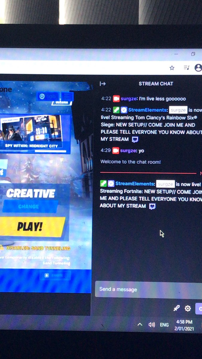 SURGZE's tweet photo. Live now @SURGZE on twitch 💯💯 https://t.co/3NVVlUS2e7