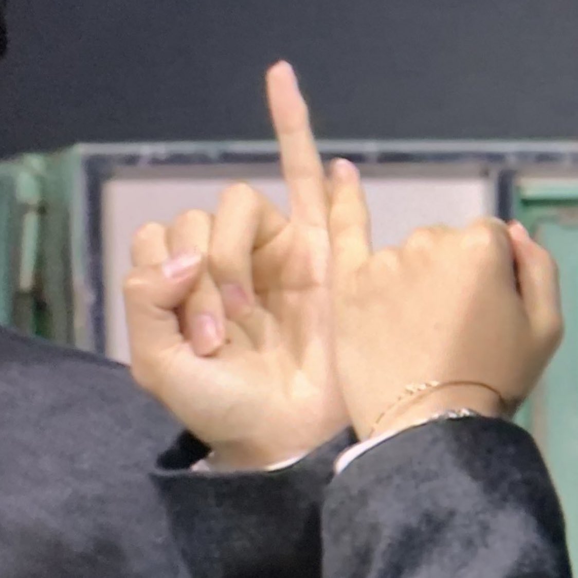 taehyung and mimi's pinky