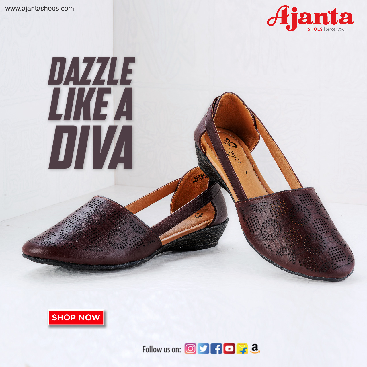 Ajanta shoes hotsell online