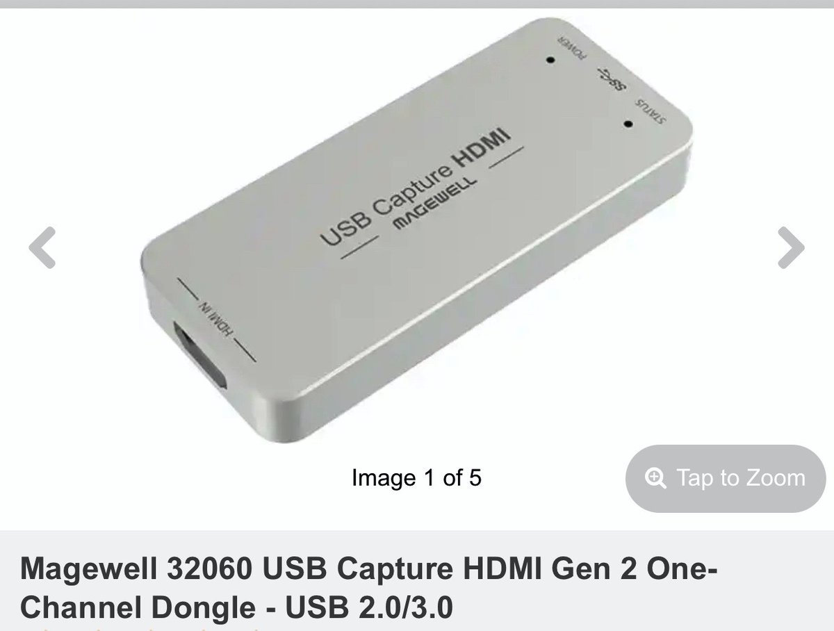 Streaming Tech: If you are recording an interview remotely, a webcam won’t cut it. I highly recommend any of the Magewell Streaming cards. They are by far the most reliable. These are MADE for HQ streaming. The 4K one isn’t necessary, get this one: