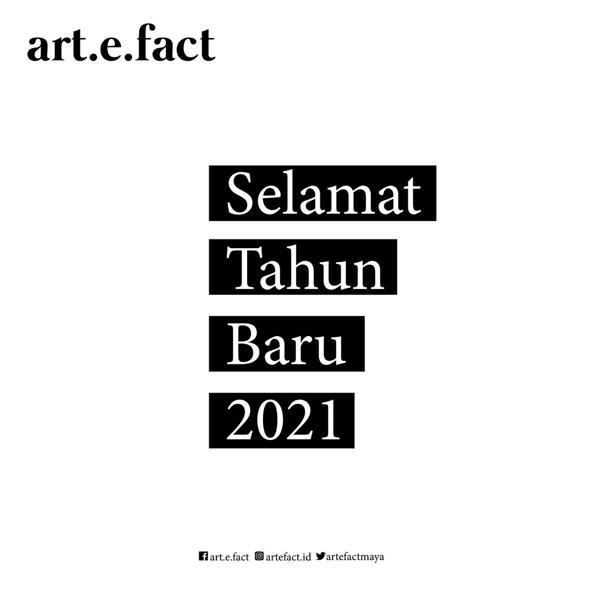 Selamat Tahun Baru 2021, kawan! 🍀❤