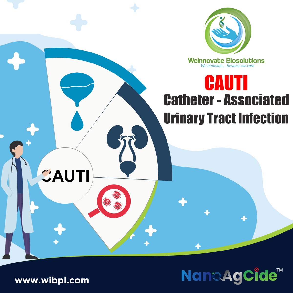CAUTI is one of the leading causes of Hospital Acquired Infections worldwide

#CAUTI #infectioncontrol #dontdoit #HospitalAcquiredInfections #HAIs #clean #hospital #InfectionPrevention  #InfectionControl  #CleanHandsSaveLives  #patientsafety   #hospitalinfections