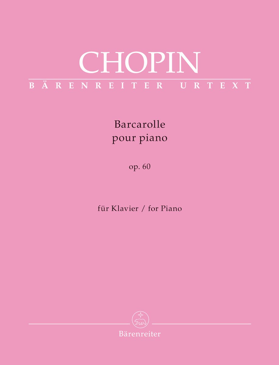 Frédéric Chopin (1810-1849)Barcarolle, op. 60