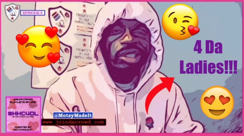 JoinDaCrowd's tweet photo. @PlayListsOfLife x @JoinDaCrowd Radio: #HHC4DL (Hip-Hop Classics 4 Da Ladies) [Episode 5] Starring @MotzyMadeIt https://t.co/LWN6ZCVyHm

#HipHop #Classics #4DaLadies #Rap #ladies #music #love #kisses #joindacrowd #Saturday #SaturdayMorning #SaturdayThoughts #dogecoin #love https://t.co/W10DubVEBo