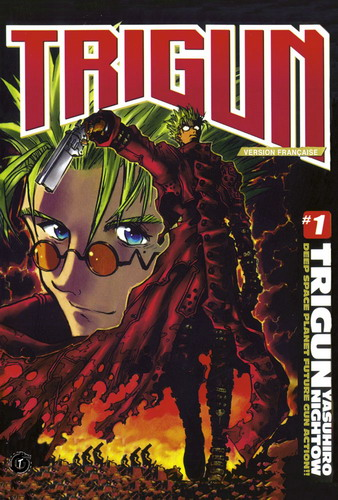Je termine le thread avec la palme d'or du manga introuvable : TRIGUN et surtout TRIGUN MAXIMUM et ses fameux volumes 13 et 14. Blood Blockade Battlefront, du même auteur, suis le même chemin du four que son illustre prédécesseur. Pensez à l'acheter avant l'arrêt de com' '-'.