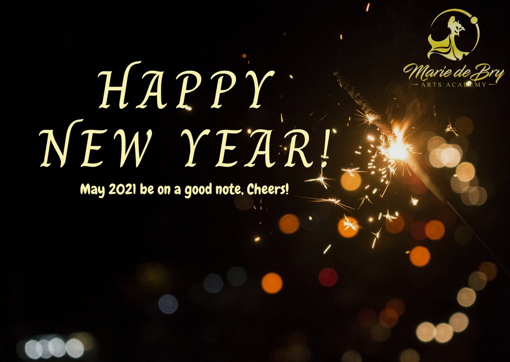 MdbArtsacademy's tweet photo. Happy New Year from all of us at Marie De Bry Arts Academy.

#Happynewyear #Musicalyear #musiceducation #2021 #mariedebry #newbeginnings https://t.co/GWAJ1CX0un