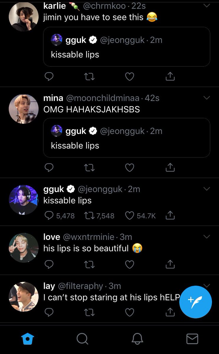 065 — kissable lips  #jikookau