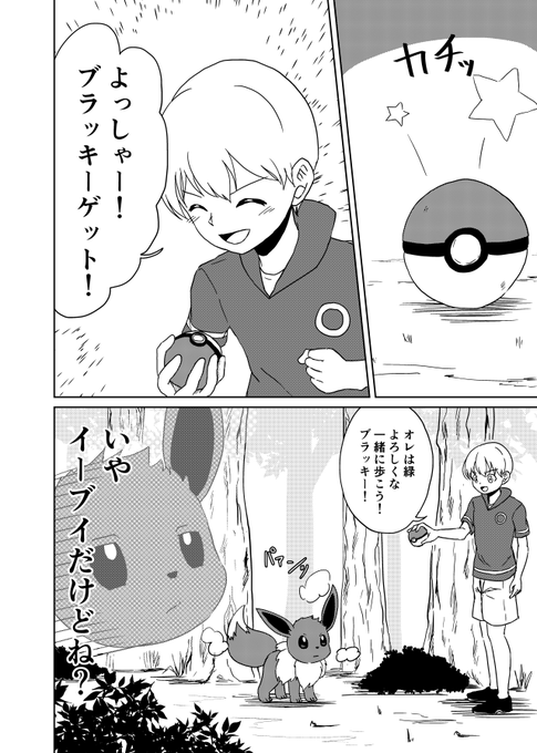 『イーブイを手に入れた少年の願い』1/4 