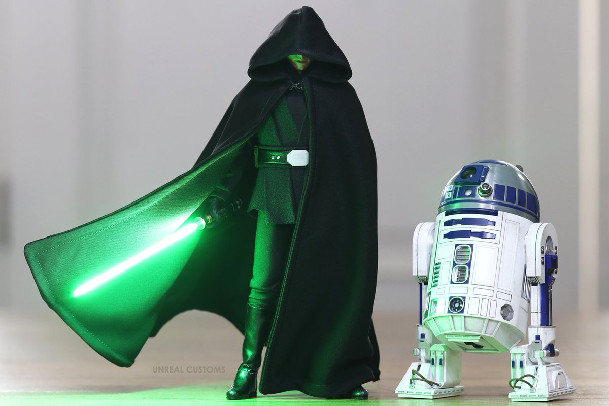 LBeskar's tweet image. Imágenes de la Hot Toys 1/6 "Luke Skywalker" (MMS429) Custom version de Luke en #TheMandalorian