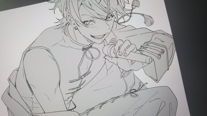 パラスト描いてる… 